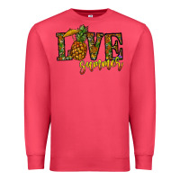 Cardinal love summer pinapple Premium Sweatshirt - CowhideDigitalArt