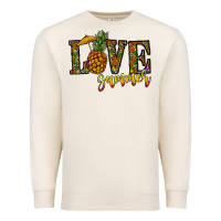 Sandshell love summer pinapple Premium Sweatshirt - CowhideDigitalArt