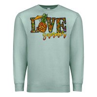 Seafoam love summer pinapple Premium Sweatshirt - CowhideDigitalArt