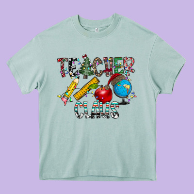 Teacher Calus Heavy Core Tee Designed By Cowhidedigitalart
