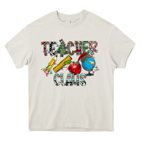 Cream Teacher Calus Heavy Core Tee - CowhideDigitalArt