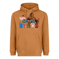 Meerkat Horse pig chicken with oh my stars Heavyweight Hoodie - Neo Western