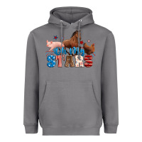 Storm Horse pig chicken with oh my stars Heavyweight Hoodie - Neo Western