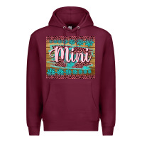 Burgundy western mother's day mini Premium Hoodie - BarkalooDesign