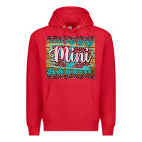 Red western mother's day mini Premium Hoodie - BarkalooDesign