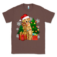Christmas Golden Dog Classic Tee | Teevron