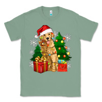 Sage christmas golden dog Classic Tee - Zillion Design Studio
