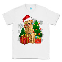 White christmas golden dog Classic Tee - Zillion Design Studio