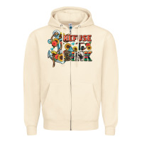 Sandshell refuse to sink Zipper Hoodie - Zillion Design Studio