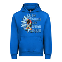 Cobalt in april we wear blue Urban Hoodie - MaliasSmallBusiness