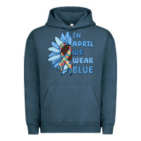In April We Wear Blue Urban Hoodie | Teevron