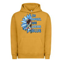 Pigment Peanut Butter in april we wear blue Urban Hoodie - MaliasSmallBusiness