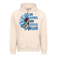 Sandshell in april we wear blue Urban Hoodie - MaliasSmallBusiness