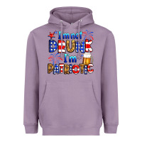 Lavender I'm not drunk I'm patriotic Heavyweight Hoodie - Neo Western