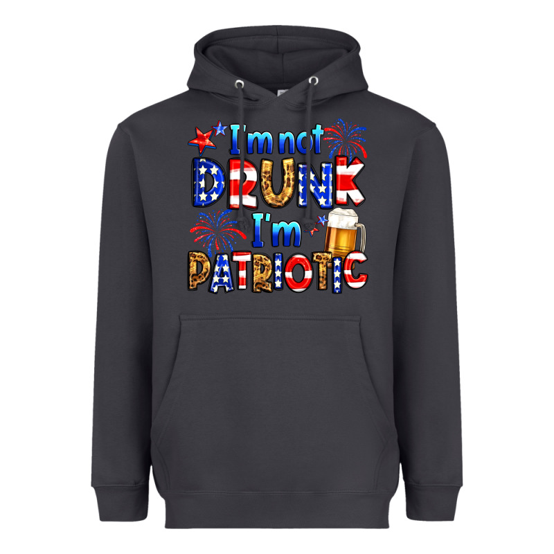 I'm Not Drunk I'm Patriotic Heavyweight Hoodie by Neo Western | Teevron