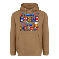 Toasted Coconut I'm not drunk I'm patriotic Heavyweight Hoodie - Neo Western
