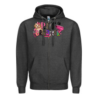Charcoal Heather pet groomer Zipper Hoodie - Zillion Design Studio