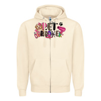 Sandshell pet groomer Zipper Hoodie - Zillion Design Studio
