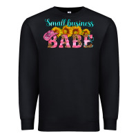 Black small business babe Premium Sweatshirt - HRA Design Shop