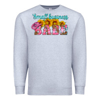 Heather Grey small business babe Premium Sweatshirt - HRA Design Shop