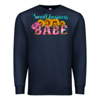Navy small business babe Premium Sweatshirt - HRA Design Shop