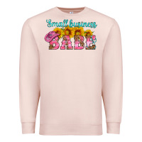 Pale Pink small business babe Premium Sweatshirt - HRA Design Shop