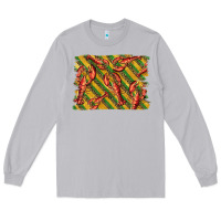 Moon Dust mardi gras crawfish background Long Sleeve Tee - BarkalooDesign