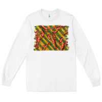 White mardi gras crawfish background Long Sleeve Tee - BarkalooDesign