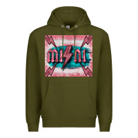 Army Green western mini pink glitter Premium Hoodie - BarkalooDesign