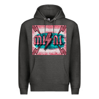 Charcoal Heather western mini pink glitter Premium Hoodie - BarkalooDesign