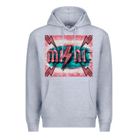 Heather Grey western mini pink glitter Premium Hoodie - BarkalooDesign