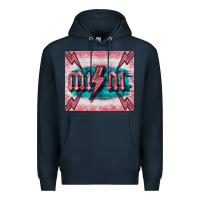 Navy western mini pink glitter Premium Hoodie - BarkalooDesign