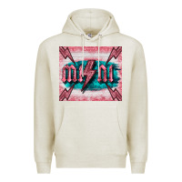 Oatmeal Heather western mini pink glitter Premium Hoodie - BarkalooDesign