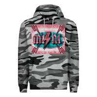 Slate Camo western mini pink glitter Premium Hoodie - BarkalooDesign
