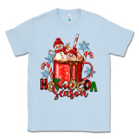 Dusty Blue hot cocoa  season Classic Tee - Zillion Design Studio