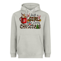 Moon Dust just a girl who loves christmas Heavyweight Hoodie - CowhideDigitalArt