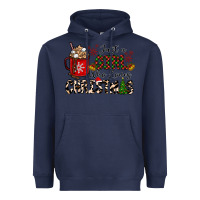 Navy just a girl who loves christmas Heavyweight Hoodie - CowhideDigitalArt