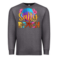 Charcoal Heather salty beach Premium Sweatshirt - HRA Design Shop