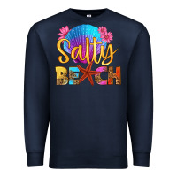 Navy salty beach Premium Sweatshirt - HRA Design Shop
