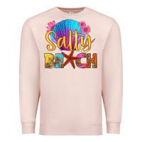 Pale Pink salty beach Premium Sweatshirt - HRA Design Shop