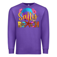 Purple salty beach Premium Sweatshirt - HRA Design Shop
