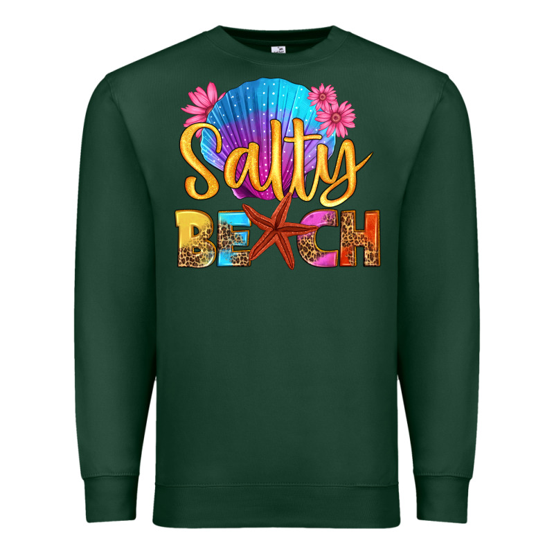 Salty Beach Premium Sweatshirt by HRA Design Shop | Teevron