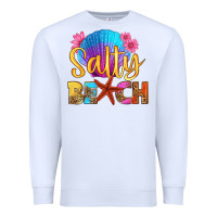White salty beach Premium Sweatshirt - HRA Design Shop