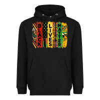 Black junetheenth black livesmatter brush stroke Heavyweight Hoodie - HRA Design Shop