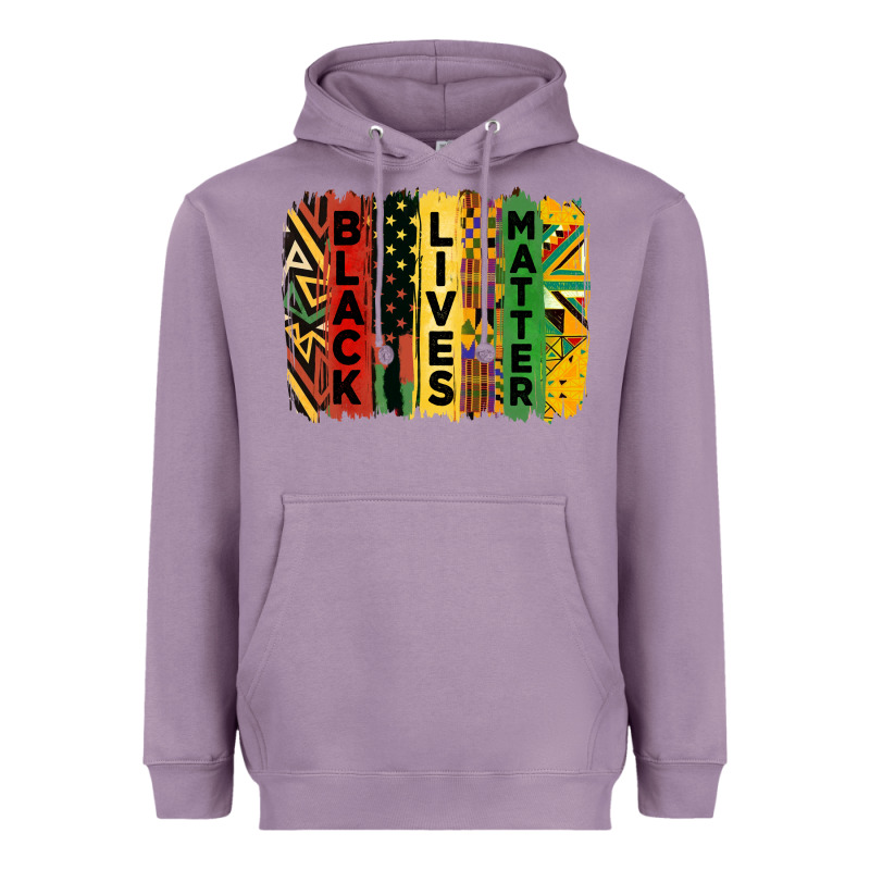 Junetheenth Black Livesmatter Brush Stroke Heavyweight Hoodie by HRA Design Shop | Teevron