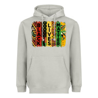 Moon Dust junetheenth black livesmatter brush stroke Heavyweight Hoodie - HRA Design Shop