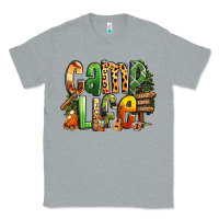 Heather Grey camp life Classic Tee - RanaPortraitStore