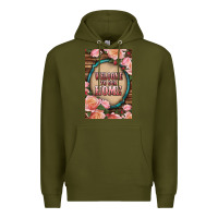 Army Green Western Welcome To Our Home Premium Hoodie - LillyAllenDesigns