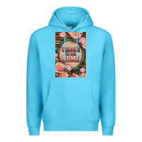 Ocean Blue Western Welcome To Our Home Premium Hoodie - LillyAllenDesigns