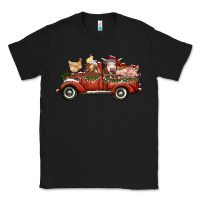 Black christmas truck with farm animals Classic Tee - RanaPortraitStore